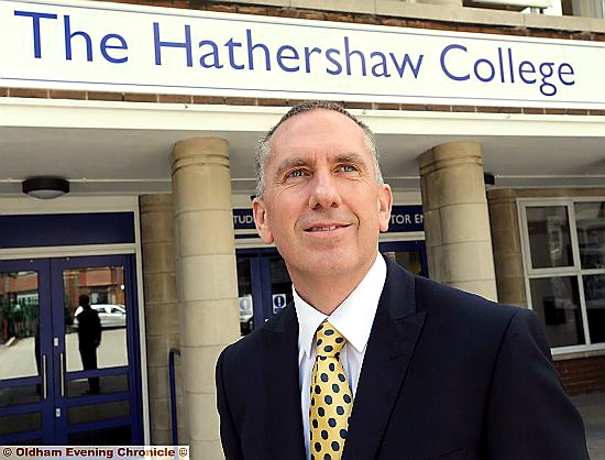 Dave McEntee - New Hathershaw College head Dave McEntee - New Hathershaw College head