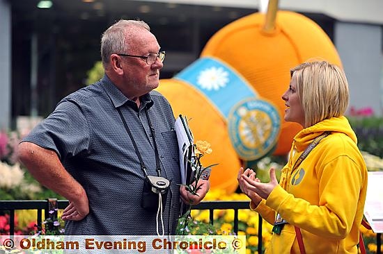 Judge Trevor Lees and Lucy Kershaw from Mahdlo.