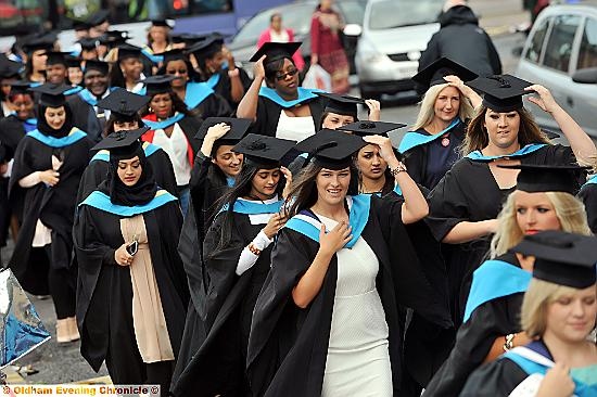 University Campus Oldham graduation day.