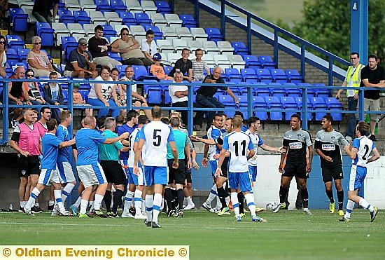 Tempers soar at Barrow 
