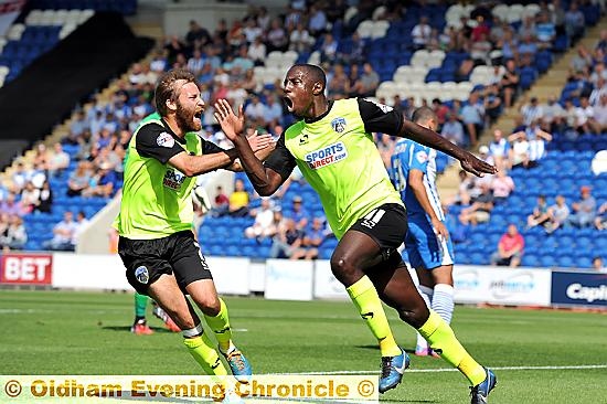 Jonathan Forte celebrates