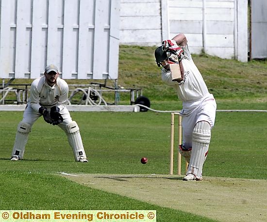 Royton batsman Pieter Malan