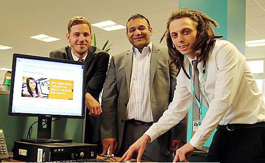 Oldham Council’s Jonathan Phillips, Councillor Shoab Akhtar and work placement trainee Ryan Stanton, who is a trainee events coordinator at Oldham Civic Centre Oldham Council’s Jonathan Phillips, Councillor Shoab Akhtar and work placement trainee Ryan Stanton, who is a trainee events coordinator at Oldham Civic Centre