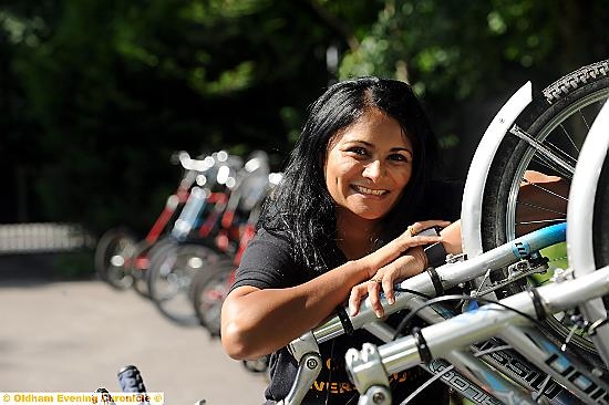 Bharti Raza (41), who is profoundly deaf, set up Oldham Deaf and Diverse Community (ODDC) five years ago with her husband, Anjum Raza, and friend, Waheed Chouhan. Bharti Raza (41), who is profoundly deaf, set up Oldham Deaf and Diverse Community (ODDC) five years ago with her husband, Anjum Raza, and friend, Waheed Chouhan.