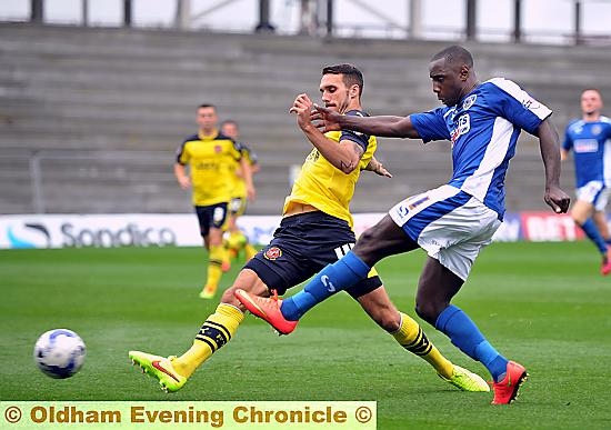 GOAL-hero Jonthan Forte tweaked a thigh muscle in the 1-0 defeat of Fleetwood.