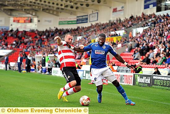 George Elokobi is enjoying life at Athletic and has quickly become a fans’ favourite