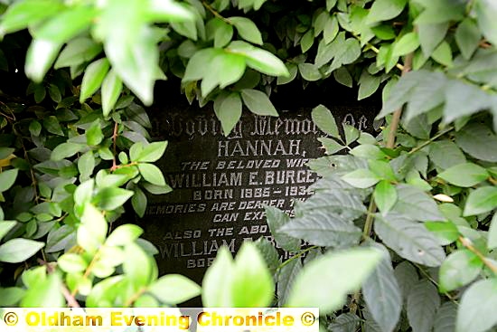 AN overgrown grave at Greenacres Cemetery. AN overgrown grave at Greenacres Cemetery.