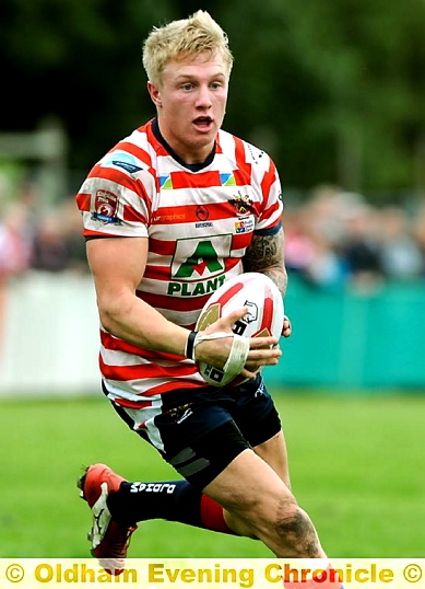 George Tyson - man of the match against Haydock.