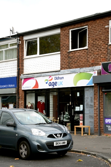 THE fire was in a flat above shops in Lord Lane