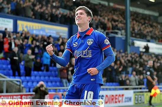 Danny Philliskirk was among the goalscorers for Athletic in their last Mansfield FA Cup tie.
Danny Philliskirk was among the goalscorers for Athletic in their last Mansfield FA Cup tie.