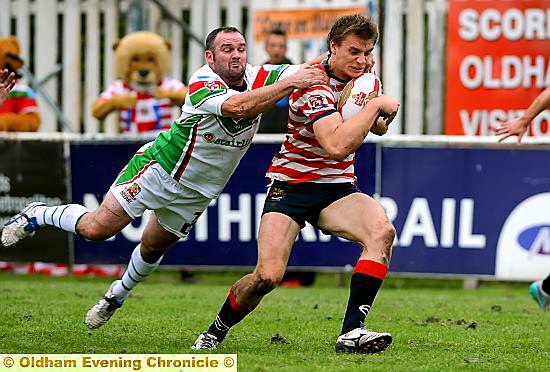 JON FORD . . . outstanding try-scoring record for Oldham.