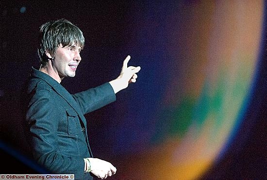 HELLO OLDHAM: Professor Brian Cox at the QE Hall, Oldham.