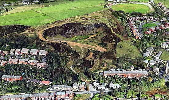 Relief: Birks Quarry.