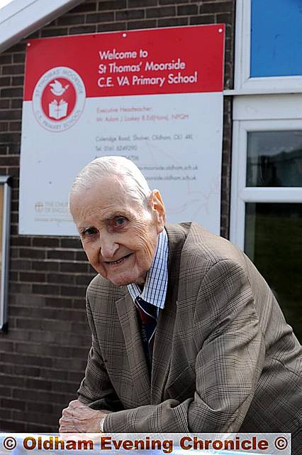 Finalist Eric Crompton at St Thomas School Moorside.