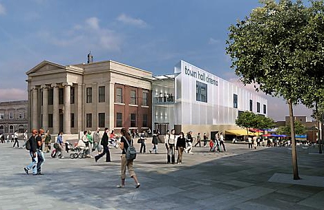 How the new Town Hall cinema will look.