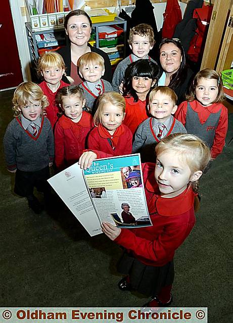 Pupils at Farrowdale House Independent Preparatory School, in Shaw.