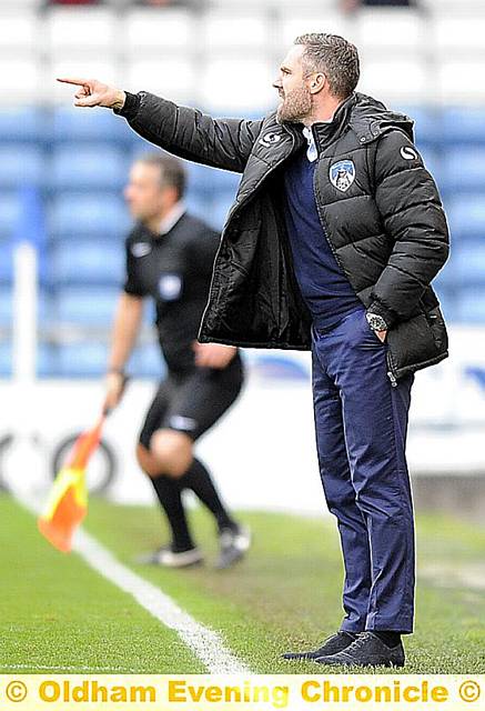 POINTING THE WAY . . . David Dunn is looking to make it three wins in a row. POINTING THE WAY . . . David Dunn is looking to make it three wins in a row.
