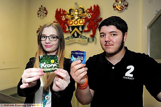 DANGERS of so-called legal highs are highlighted by Georgia Loynds and Andrew Shillito DANGERS of so-called legal highs are highlighted by Georgia Loynds and Andrew Shillito