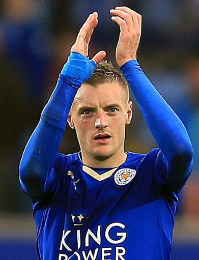 GOAL MACHINE . . . Jamie Vardy is hot property. GOAL MACHINE . . . Jamie Vardy is hot property.