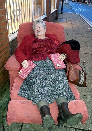 Cynthia Wilson: knows how to relax Cynthia Wilson: knows how to relax
