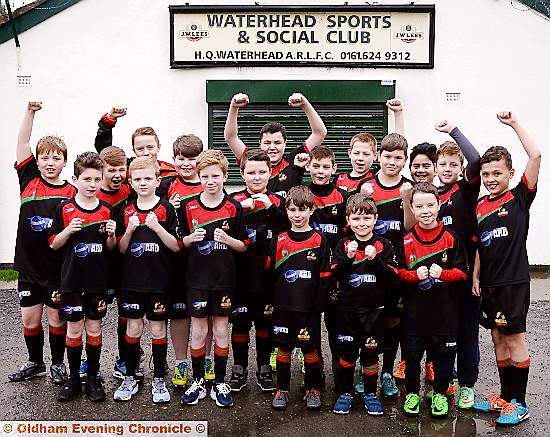 WE’RE BACKING YOU, KEV: juniors players from Waterhead Amateur Rugby League Club are cheering for Kevin Sinfield at Sunday’s BBC Sports Personality of the Year awards. WE’RE BACKING YOU, KEV: juniors players from Waterhead Amateur Rugby League Club are cheering for Kevin Sinfield at Sunday’s BBC Sports Personality of the Year awards.