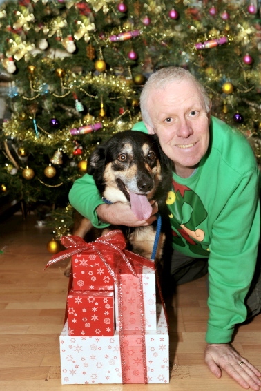 Rod Smith at Animal Rescue Oldham with Sheba - who’d like a new home for Christmas Rod Smith at Animal Rescue Oldham with Sheba - who’d like a new home for Christmas