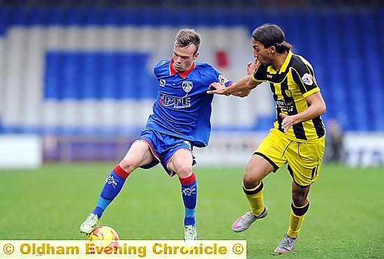 LOAN STAR . . . Cameron Dummigan (left) is to stay with Latics for a third month. LOAN STAR . . . Cameron Dummigan (left) is to stay with Latics for a third month.