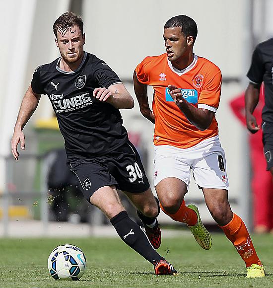 RARING TO GO: Jacob Mellis (right) is thrust straight into Athletic’s squad for tomorrow’s game at Gillingham.