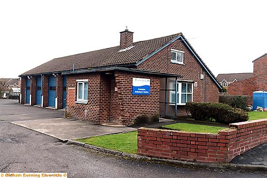 Crompton ambulance station: raid