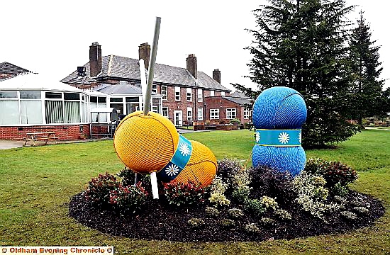 Oldham’s Bloom and Grow display is now on show at Dr Kershaw's Hospice