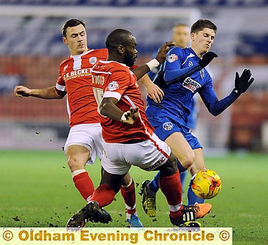 DANNY Philliskirk suffered a nasty blow in a foul by ex-Athletic defender Jean-Yves Mvoto early in last night’s game. The club is hoping he will be okay for Saturday.