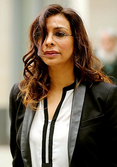 EMOTIONAL: Shobna leaves court yesterday EMOTIONAL: Shobna leaves court yesterday