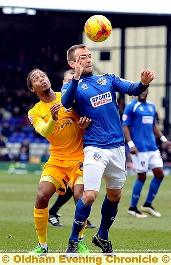 Liam Kelly wins the ball. 