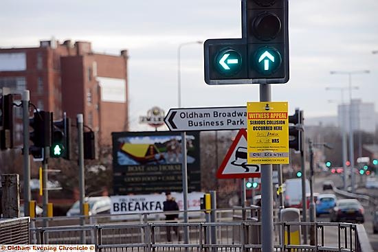 POLICE appeal for witnesses at the site of the accident