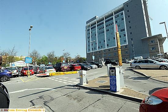 THE car park entrance — now manned to prevent abuse while the barrier is out of action