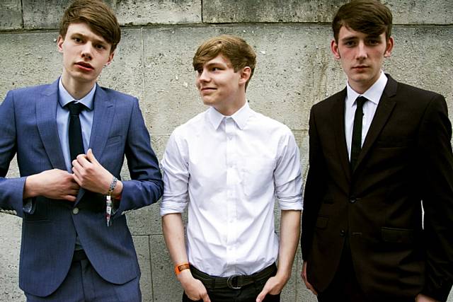 BIG HAT BOYS: bassist Ross Fearns, drummer Joe Leach and front-man Matt Cummings. BIG HAT BOYS: bassist Ross Fearns, drummer Joe Leach and front-man Matt Cummings.