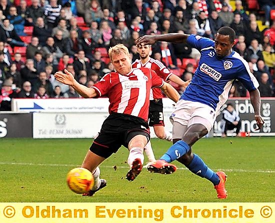 jonathan Forte, pictured scoring against Sheffield United, struggled with injuries in the second half of last season.