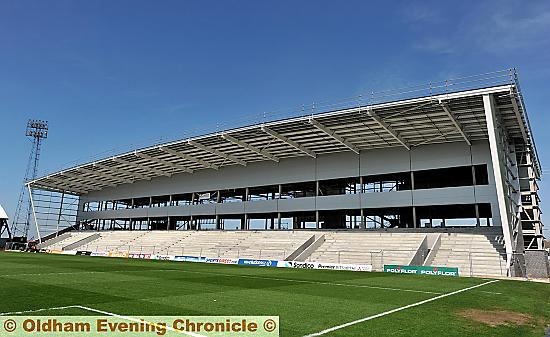 New North Stand at Oldham Athletic.