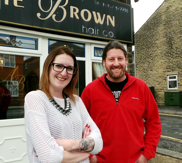 LOBSTERS at the ready: unoffial walk organisers Jason and Angie Brown