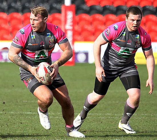 Danny Langtree and Adam Files in action Danny Langtree and Adam Files in action
