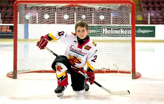 Lucas Vince is doing a sponsored cycle ride in tribute to his ice-hockey mentor Lucas Vince is doing a sponsored cycle ride in tribute to his ice-hockey mentor