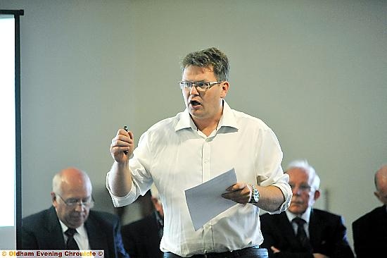 SPELLING IT OUT . . . Littlebrough’s new league trailblazer Glenn Kershaw.