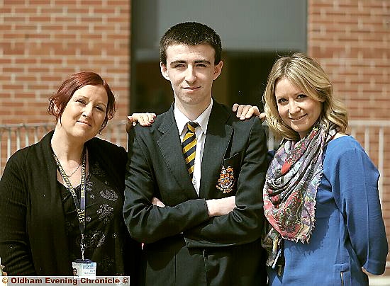 Jake with Pride nominees Fiona and Maya