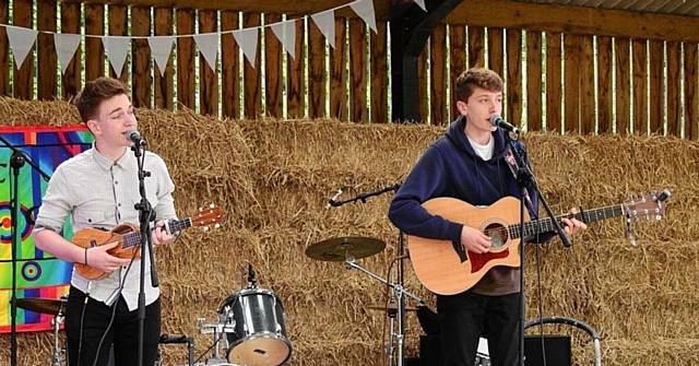 Busy schedule: duo Lyceum, Ryan Brogan (left) and Brad Healey