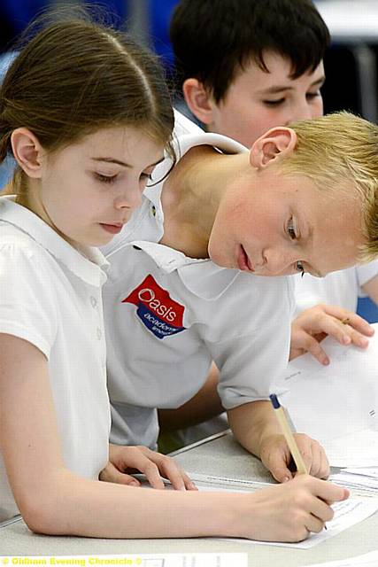 PAPER skeletons, Lego and origami were just some of the items to feature in brain teasing challenges during Royton and Crompton School Maths Week.