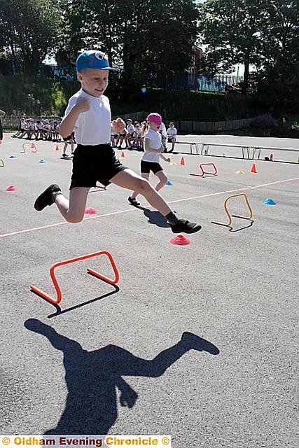 PUPILS RUN SCHOOL SPORTS DAY

The reigns were handed over to pupils today as Pupil Sports Crew took over the Crompton Primary school sports day.