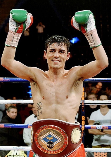 READY FOR BATTLE . . . Chadderton’s Anthony Crolla