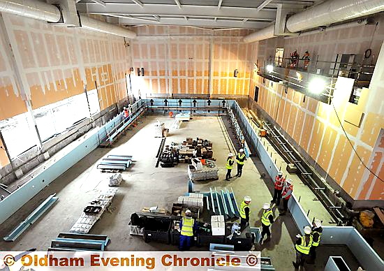 Royton’s new pool takes shape