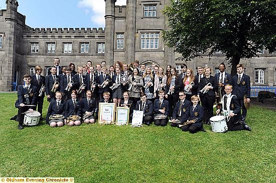 Blue Coat School Brass Band - award
