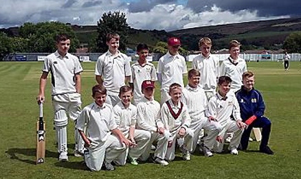 CROMPTON’S victorious under-13 team, from left, back: Jamie Scoltock, Josh Parker, Aqib Shahzad, Kain Dean, Sonny Morgan, Tommy Lees. Front: Townes Morgan, Isaac Carroll, Harry Seymour, Luke Clegg, Harry Dean, Daniel Shaw (captain), Alex Harrison.
